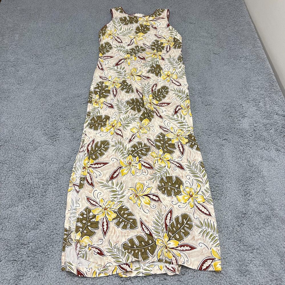 Hawaiian Dress Womens Small Floral Sleeveless Aloha Young Hawaii